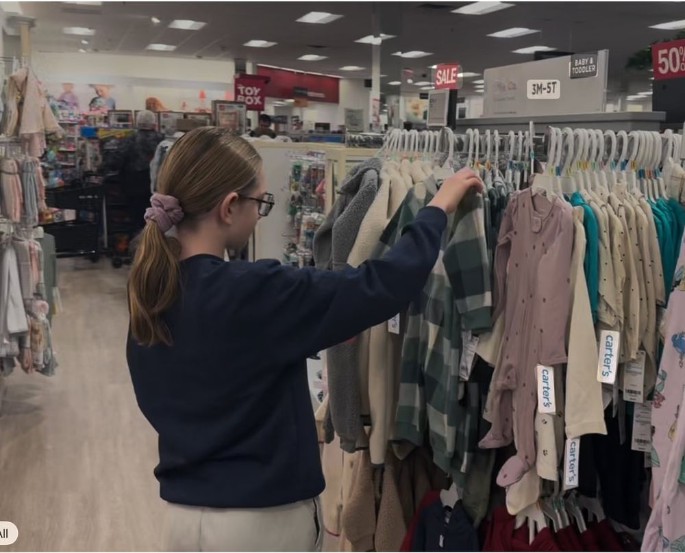 Madilyn's baby clothes donation