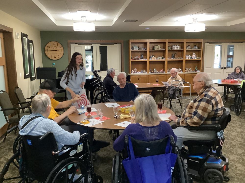 Handmade Christmas ornaments for seniors